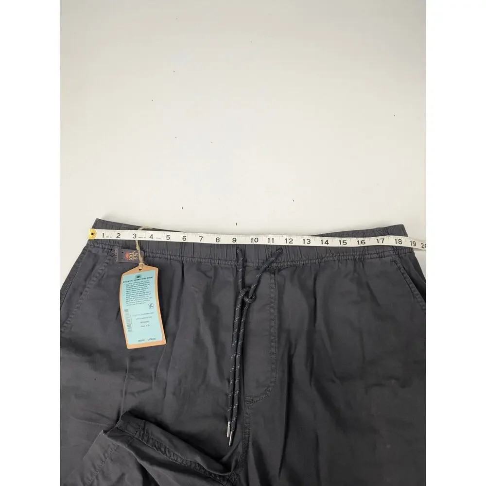 Faherty Men's XXL Essential Drawstring Shorts - Graphite Tide